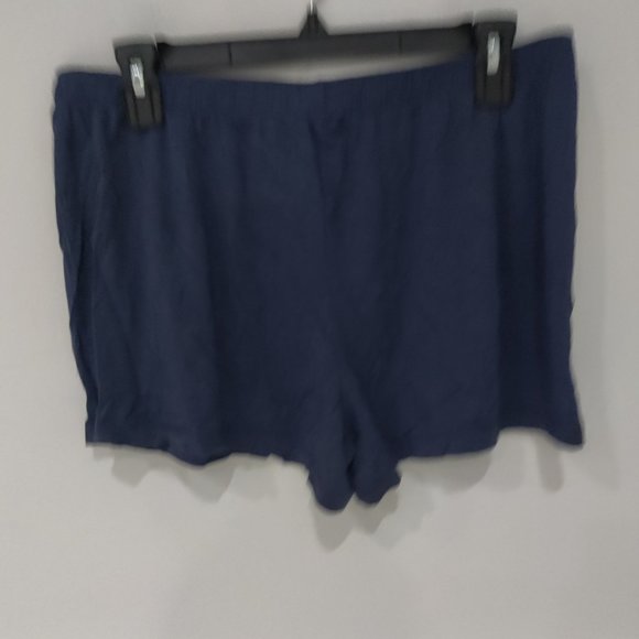 NWoT Jane & Blecker Women's Sleep Shorts Navy Blue Size M $15 3A011 - Picture 2 of 2